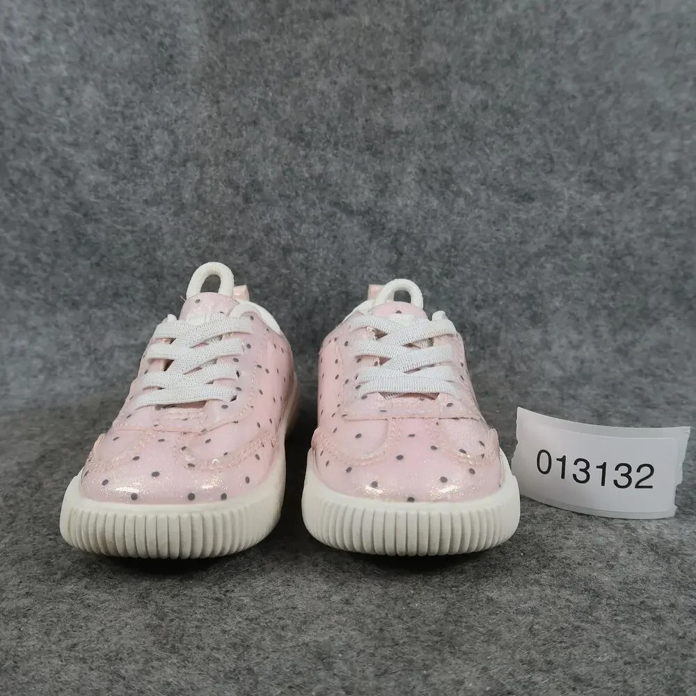 Carter Shoes Baby Girl 6 Sneakers Slip On Galaxy Pink Polka Dot Casual Trainer